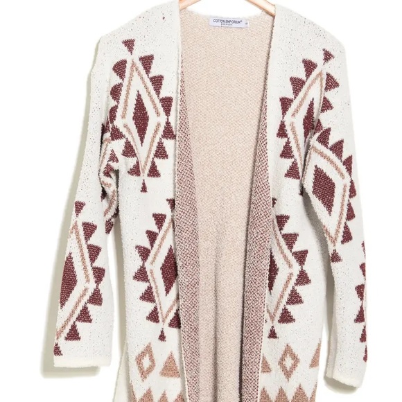 Sweaters - Nordstrom rack cotton emporium women’s aztec cardigan